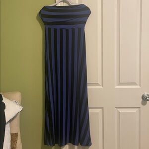 NWOT Mossimo Supply Co. Blue and Black Backless Dress